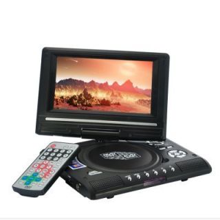 PORTABLE MULTIMEDIA DVD PLAYER WITH 7 INCH WIDESCREEN SWIVEL SCREEN w