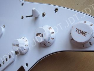 JDT Pickups Wiring Kit Ready for Fender Stratocaster Type Guitar Body