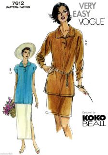  Koko Beall Loose Fit Top Skirt in 2 Lengths Easy Sewing Pattern