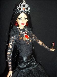 Countess Elizabeth Báthory Bathory Barbie Doll OOAK Hungarian Vampire