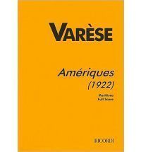 Ameriques for Orchestra 1922 by Edgard Varese NEW