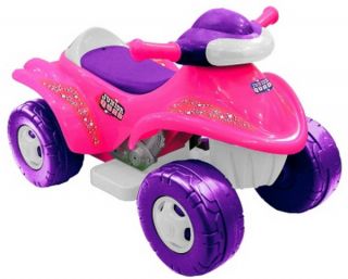  Electric Ride on 6V Pink Junior Quad RideOn Car Battery Power Vehicle