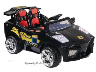 New Power 2 Seat Kids Ride on Electric Radio Remote Control Wheels Car
