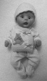 Ellery Kish OOAK Baby Doll 3 PC Christmas Santa Clothes Outfit 5 6