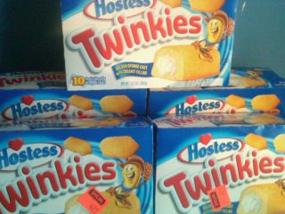 Five 5 Boxes of 10 Hostess Twinkies Snack Cakes 50 total SOLD OUT