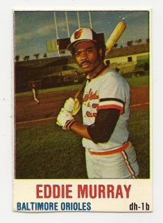 1978 HOSTESS Eddie Murray #31 Rookie   Baltimore Orioles   HOF
