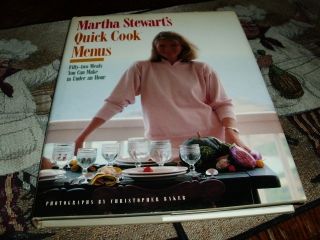 Martha Stewarts Quick Cook Menus Cookbook