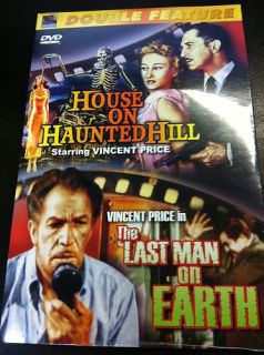 Horror Double Feature House on Haunted Hill The Last Man on Earth DVD