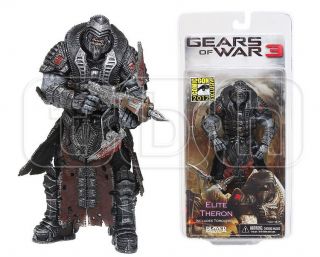 Elite Theron Black Onyx Armored Gears of War 3 Figure 2012 SDCC Comic