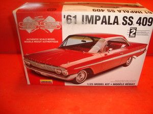 Lindberg 1961 Chevy Impala SS 409 UNB Model Car Kit