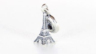 Genuine Pandora Silver Charm Paris Eiffel Tower 791082