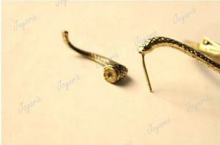  Snake Vintage Back Earrings Ear Cuff Studs Animals 4 5 5 5cm