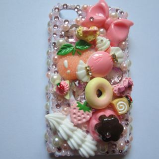 Many Resin Desserts Set DIY Deco Kit for Cell Phone iPhone 4G 4S 5