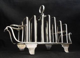 RARE Sterling Silver Toast Rack R w Emes 1808 317G