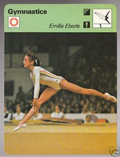 Emilia Eberle Romania 1980 UK SPORTSCASTER Card 103 18