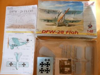 Eduard 1/48 WWI German DFW 28 Experimental Fighter Floh Kit