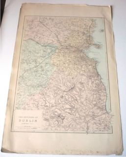   OF ENVIRONS OF DUBLIN Ireland by Edward Weller F R G S 19th century