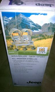 Jeep Wrangler Twin Sport All Weather Stroller