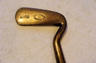 Hickory Wood Shaft Macgregor Golf Putter 20 J Swan Neck Vintage Old