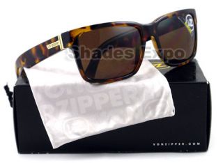 New Von Zipper Sunglasses VZ Elmore Brown TRT Auth