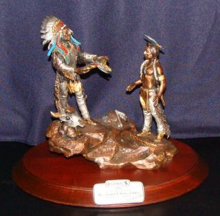 PARDELL THE GIFT OF MANHOOD MIXED MEDIA LEGEND SCULPTURE 399 500