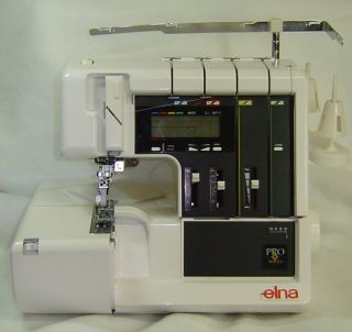 ELNA 905 DCX Serger Sewing Machine Pre Owned Look