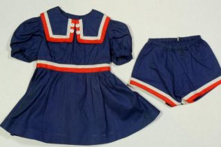 Effanbee Doll Clothes Dress 21 1940s Composition American Child Anne