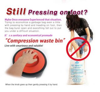 Pink Compression Wastebasket Trash Cans Rubbish Bin Interior Diaper