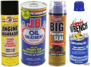 Liquid Wrench Puncture Seal Engine Degreaser Oil Treatment Diversion