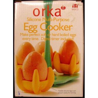 ORKA Silicon Multi Purpose Egg Cooker Perfect Egg Every Time NIB