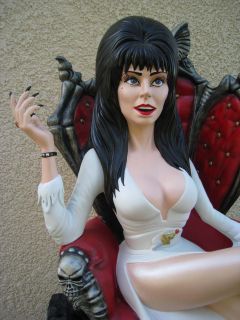 Elvira Slot or Pinball Topper Custom Pro Painted White