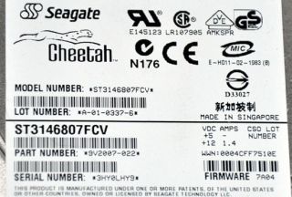 Dell EMC Kae Dae CX300 CX400 146GB Fiber Seagate 40 Pin
