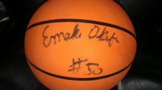 EMEKA OKAFOR signed Basketball  CERTIFICATE  UCONN Huskies Bobcats