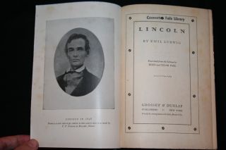 Lot of 4 Antique Books About Abraham Lincoln History Civil War Old