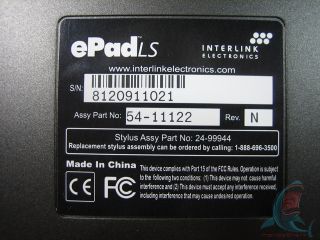 New Interlink ePad LS Full Color USB Electronic Signature Capture Pad