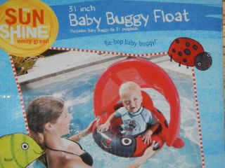 Emily Green My Sunshine Baby Buggy Float Inflatable Infant Floatie EUC