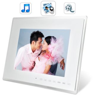 Masterpiece Digital Photo Frame Media Player 12 inch LCD Screen