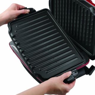  Foreman GRP90WGR Next Grilleration Electric Nonstick Grill w/5 Plates