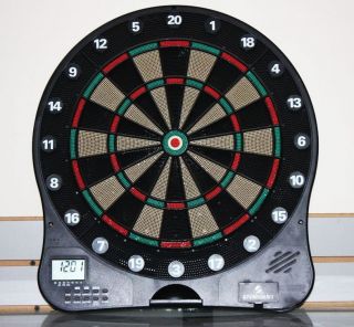 Sportcraft Electronic Dart Board Clock Dartboard