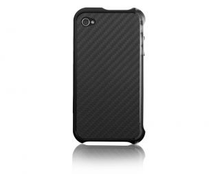 Element Case Vapor COMP Black Smoke, Carbon Fiber Back Plate iPhone 4
