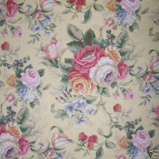 Raymond Waites Emmeline Butter Fabric by The yd BTY