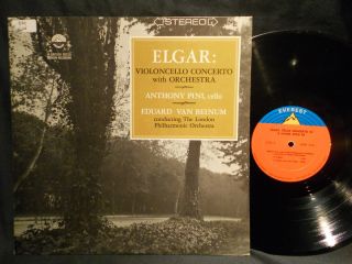 Elgar Violoncello Cello Van Beinum LP Everest