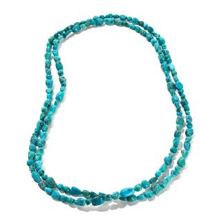 Jay King Blue/Green Anhui Turquoise Beaded 42 Necklace at