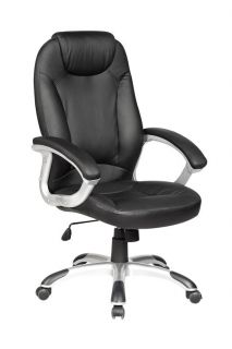  Back Executive PU Leather Ergonomic Office Computer Desk Task Chair O8