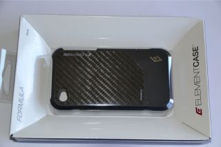Element Formula 4 iPhone 4 and 4S Case Black Carbon Fiber w 6 5ft Sync
