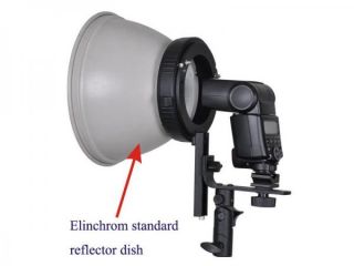  Bracket Mount Adaptor Fit Elinchrom Snoot Softbox Reflector BeautyDish