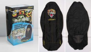 ed hardy tiger high back front seat covers 2pc set