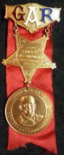 Civil War Gar 73rd State Encampment Medal Wisconsin 1939 