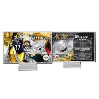 2012 NFL Silver Plated Coin Card by The Highland Mint   Mike Wallace