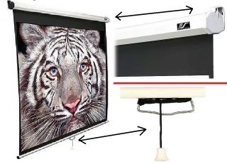 Elite M80NWV Manual Series TV / Movie Projection Screen (48 x 64) for